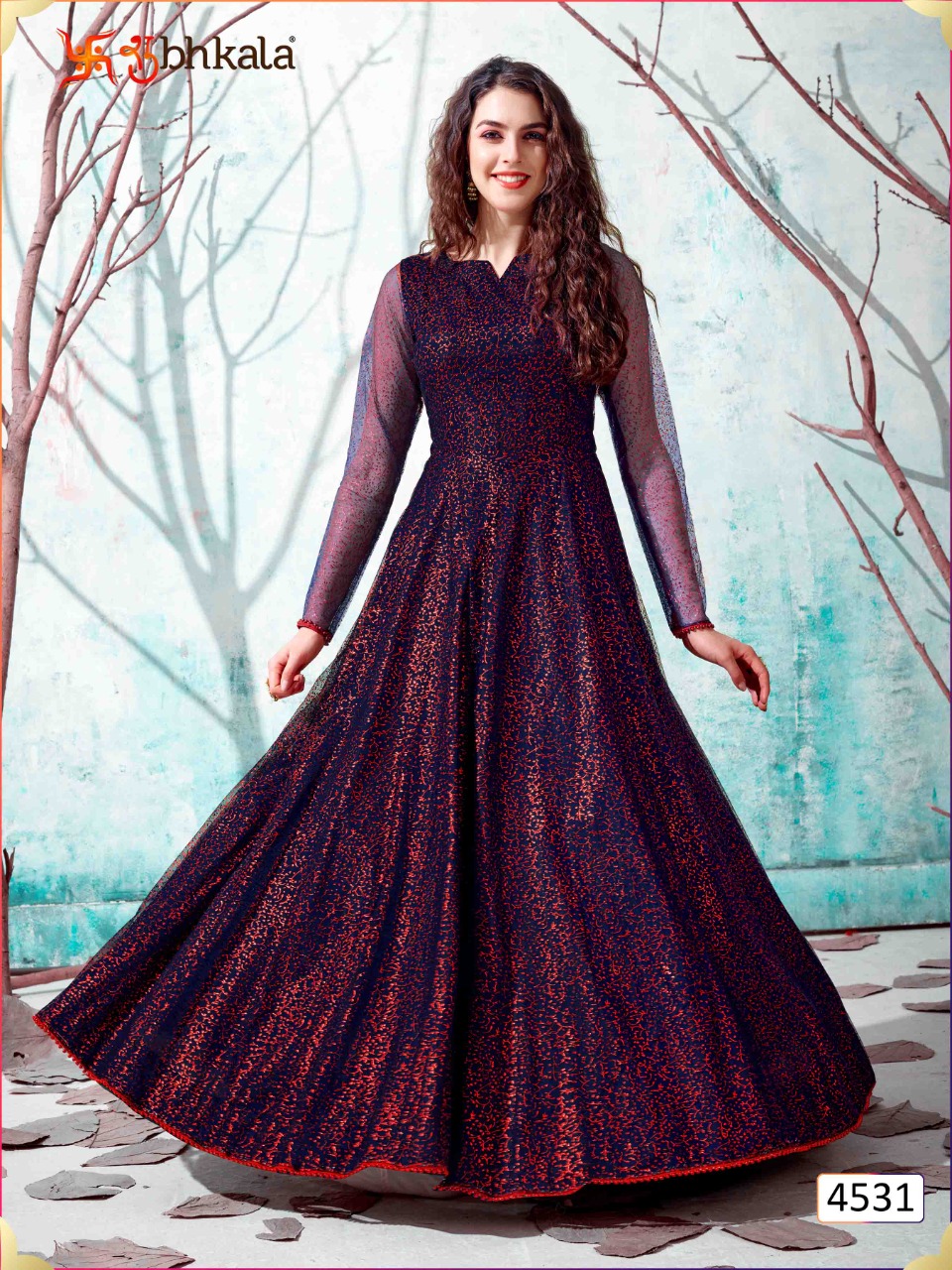 Designer Gown Dress Material  Manufacturer Exporter Supplier from Surat  India