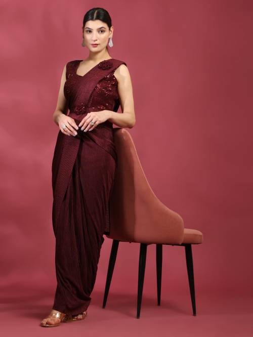 Amoha Trendz Ready To Wear Designer Saree 101006 Colors