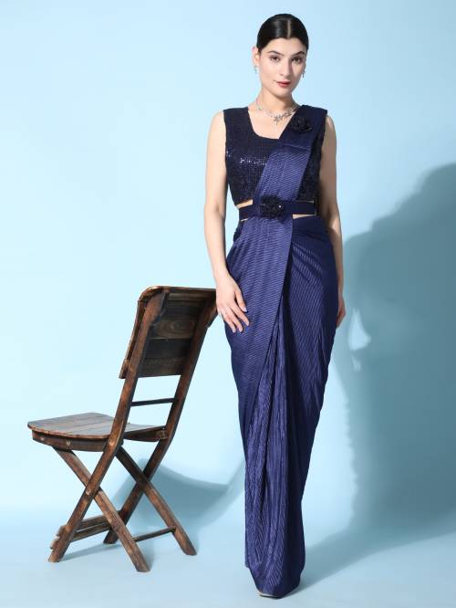 Amoha Trendz Ready To Wear Designer Saree 101006 Colors