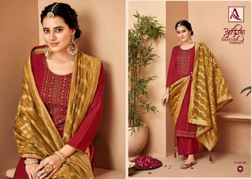 Alok Suit Aafrida Edition Vol-3 1187-001 To 1187-006 Series