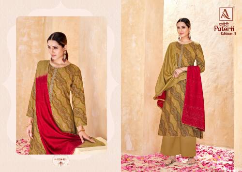 Alok Suit Patorii Edition-3 1224-001 To 1224-008 Series