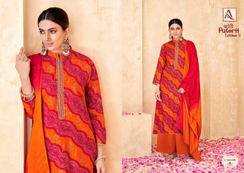 Alok Suit Patorii Edition-3 1224-001 To 1224-008 Series