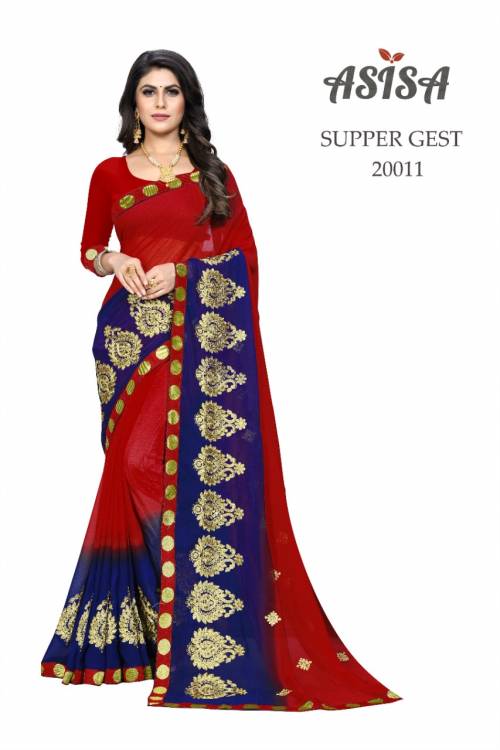 Asisa Supper Fast 20009-20014 Georgette Saree
