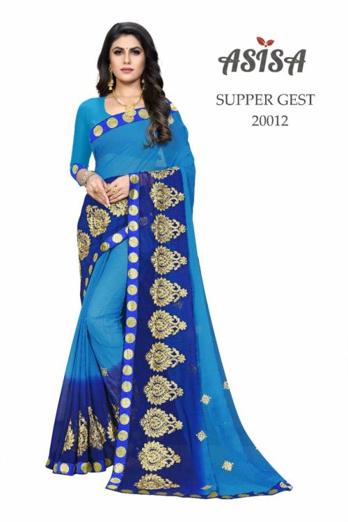 Asisa Supper Fast 20009-20014 Georgette Saree