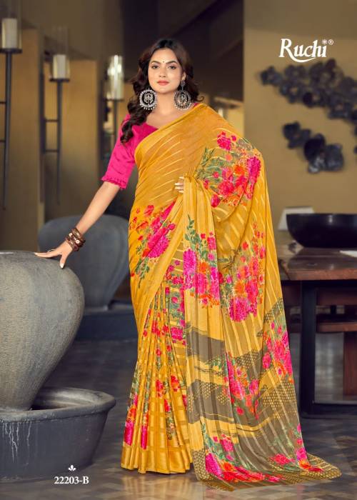 Ruchi Saree Vartika Silk 22201-22206 Colors Series