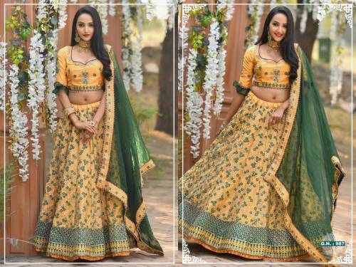 AF Peafowl Vol57 981-991 Series Lehengas