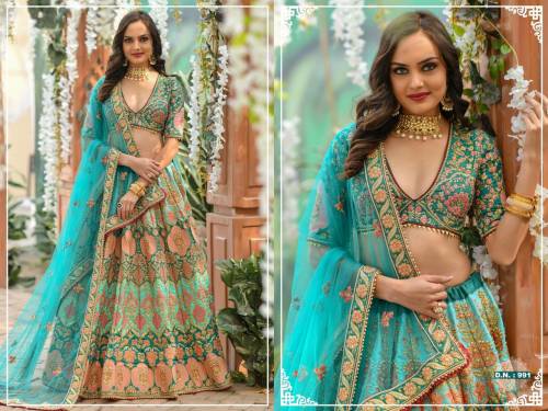 AF Peafowl Vol57 981-991 Series Lehengas