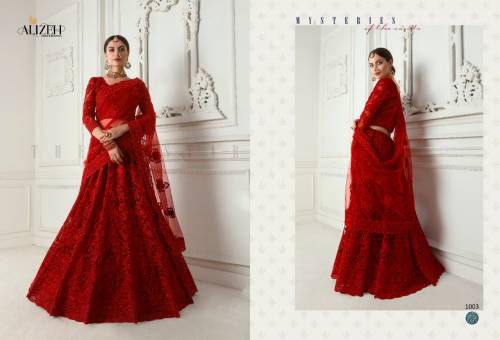 Alizeh Bridal Heritage Vol1 1001-1004 Net Wedding Choli