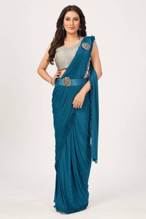 Aamoha Trendz Ready To Wear Designer Saree 101001 Colors