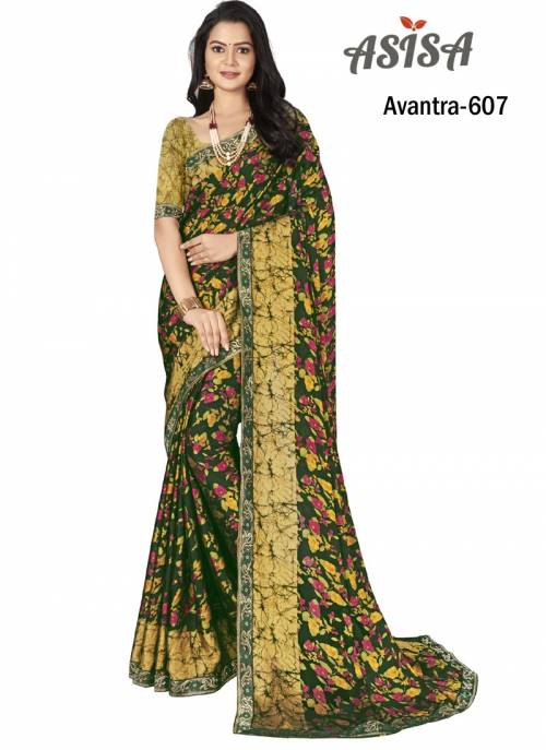 Asisa Avantra 601-607 Georgette Printed Saree