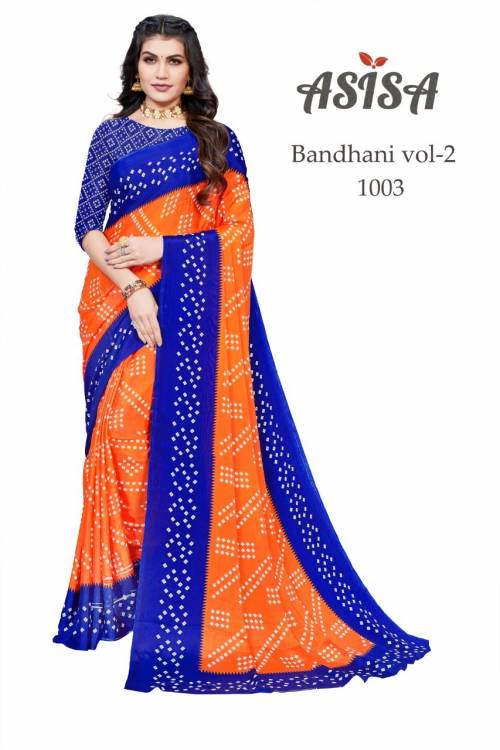 Asisa Bandhani Vol-2 1001-1004 Georgette Saree