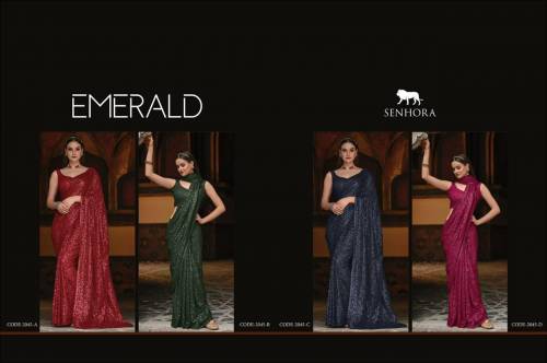 Senhora Emerald 2045 Colors Sequence Saree