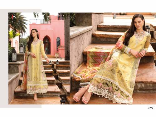 Deepsy Suit Noor Luxury Chikankari Lawn 23 3191-3196 Series