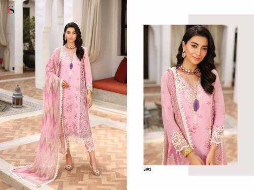 Deepsy Suit Noor Luxury Chikankari Lawn 23 3191-3196 Series