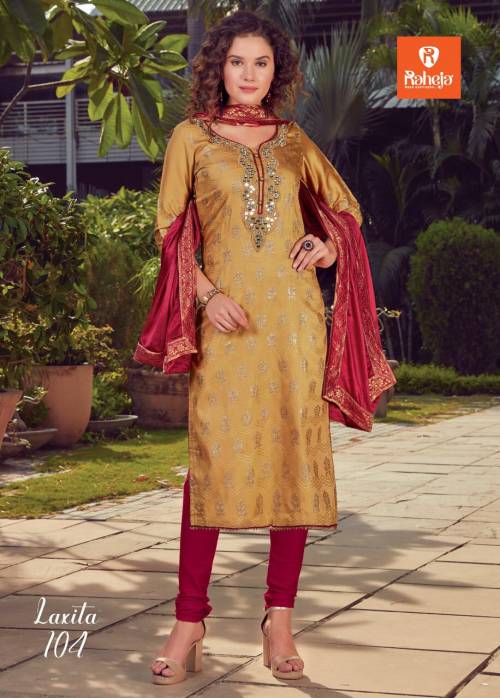 Raheja Laxita 101-106 Straight Churidar Suit