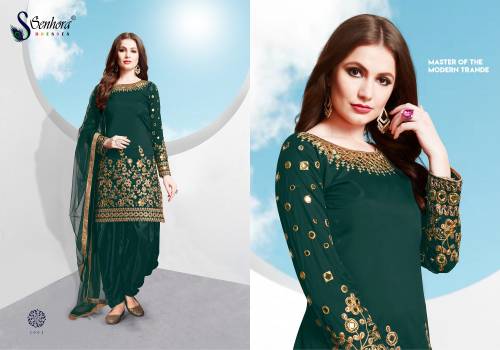 SN Mirror Vol1 1001-1003 Silk With Real Mirror Pakistani Suit