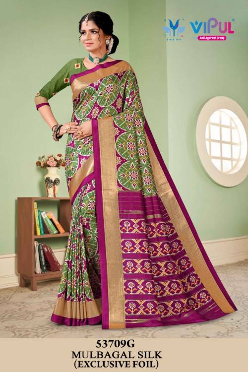 Vipul Fashion Mulbagal Silk 53709 Colors