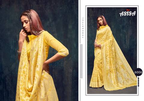 Asisa Nayantara 6001-6006 Jute Silk Designer Saree