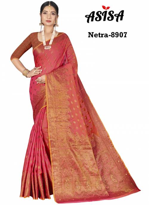 Asisa Netra 8901-8911 Banarasi Silk Designer Saree