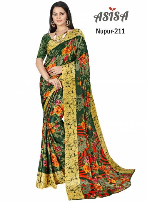 Asisa Nupur 201-216 Georgette Printed Saree
