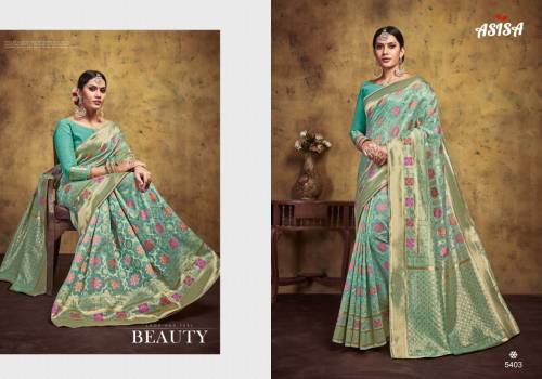 Asisa Omisha 5401-5406 Spun Cotton Designer Saree