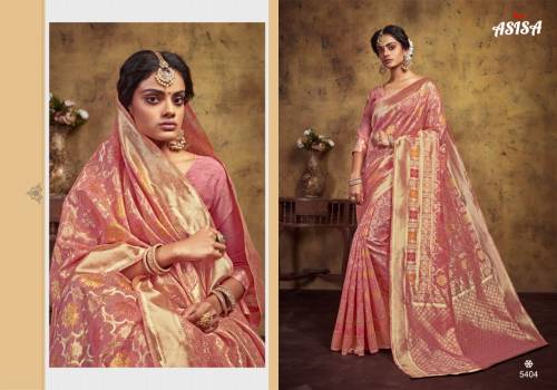 Asisa Omisha 5401-5406 Spun Cotton Designer Saree