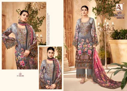 Alok Suit Qurbat Edition Vol-10 1208-001 To 1208-008 Series