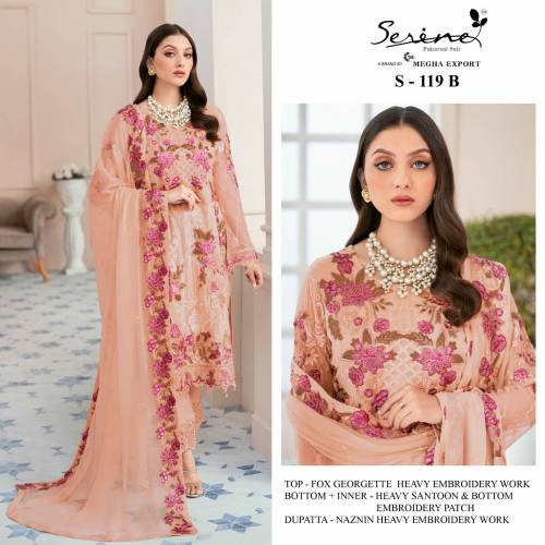 Serine Pakistani Suit S-119 Colors