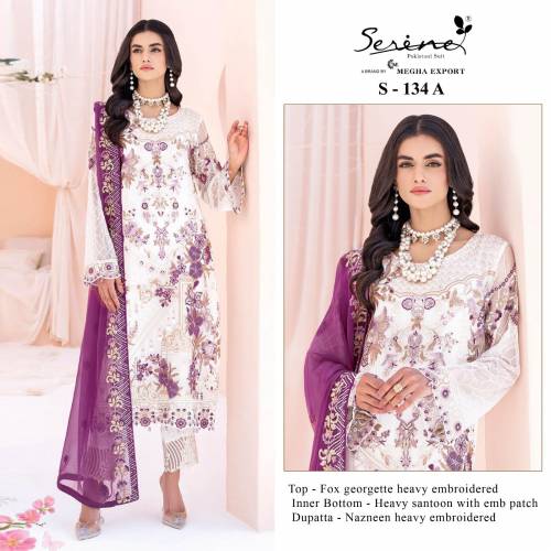 Serine Pakistani Suit S-134 Colors