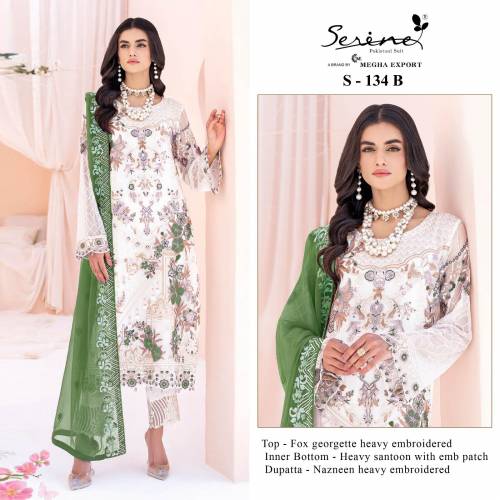 Serine Pakistani Suit S-134 Colors