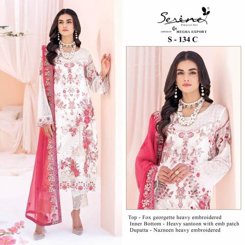 Serine Pakistani Suit S-134 Colors