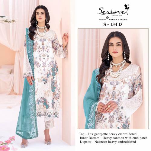 Serine Pakistani Suit S-134 Colors