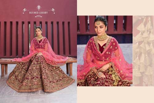 SN Mayree Vol2 2001-2004 Velvet Wedding Choli