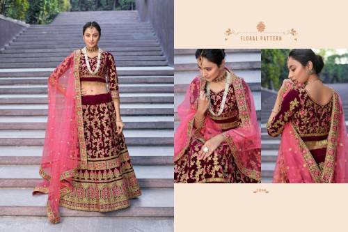 SN Mayree Vol2 2001-2004 Velvet Wedding Choli