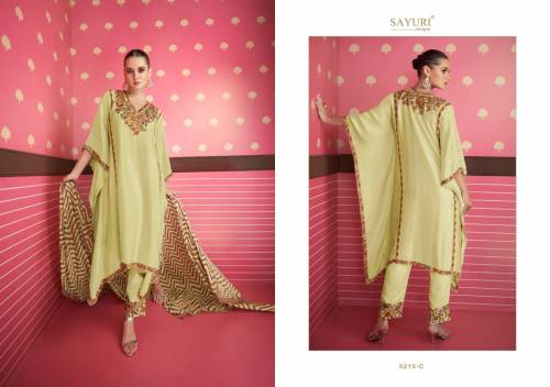 Sayuri Designer Kaftan 5215 Colors
