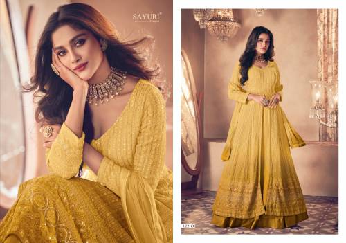 Sayuri Designer Noor Gold Shaded 122 Colors