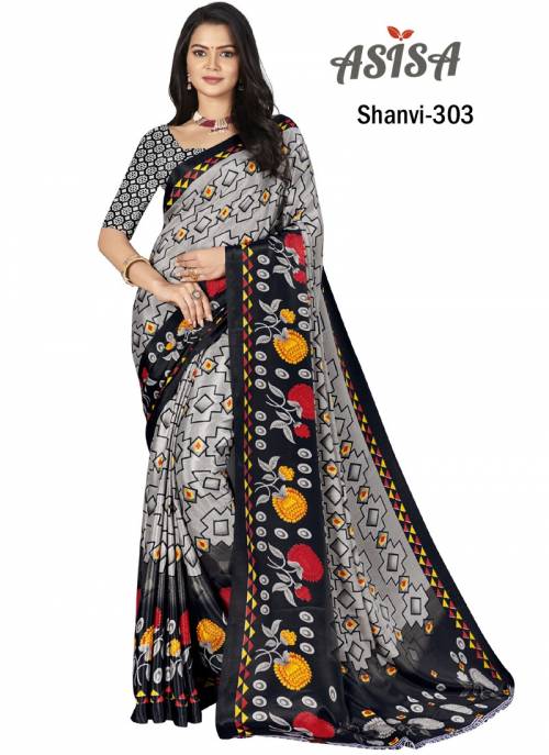 Asisa Shanvi 301-312 Georgette Printed Saree