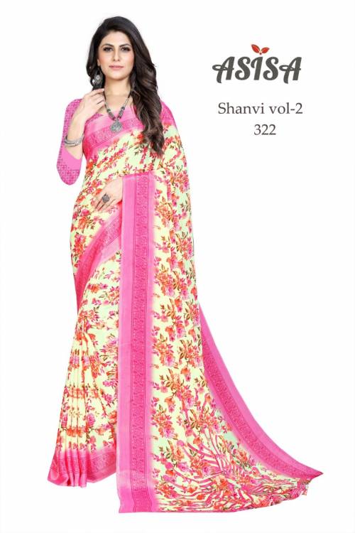 Asisa Shanvi Vol2 313-324 Georgette Saree