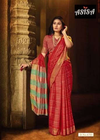 Asisa-Shreya-6701-6706-Cotton-Silk-Designer-Party-Wear-Saree