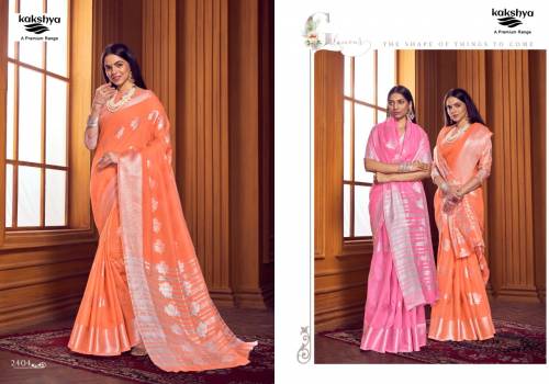 Kakshya Siya 2403-2408 Linen Party Wear Saree