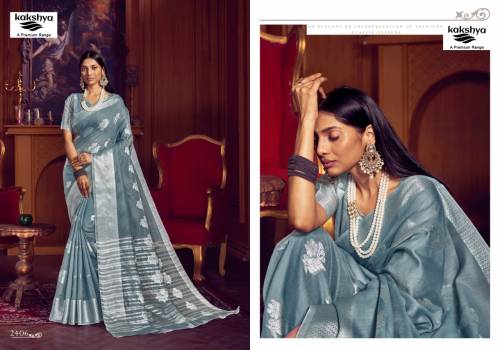 Kakshya Siya 2403-2408 Linen Party Wear Saree