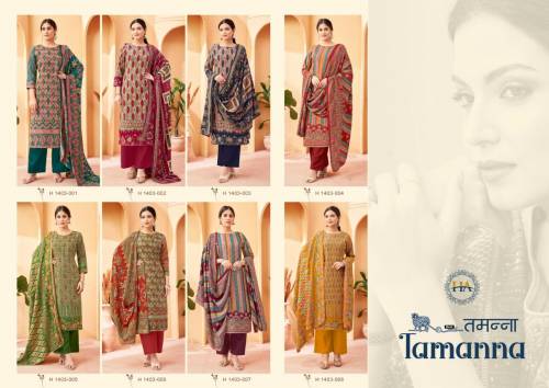 Harshit Fashion Tamanna 1403-001 to 1403-008 Series