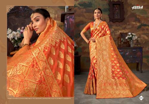 Asisa Tulsi 6101-6106 Banarasi Silk Designer Saree
