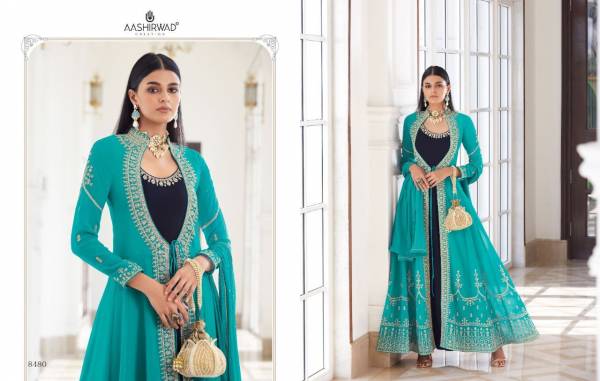 Aashirwad Creation Panch Ratna 8480-8483 Series Dress