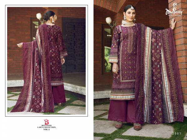 Majesty Bin Saeed Lawn Collection Vol-2 2001-2004 Series