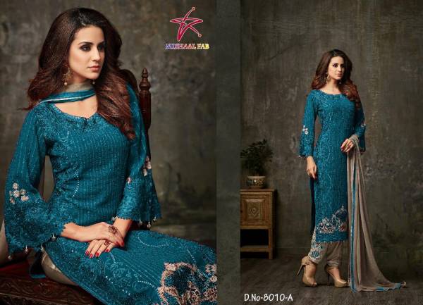 Mishaal Fab 8010 Colors Pakistani Suits