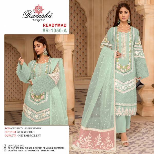 Ramsha Suit Ready Made Collection R-1050 Colors