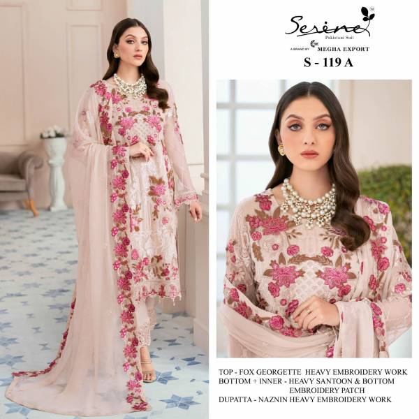 Serine Pakistani Suit S-119 Colors